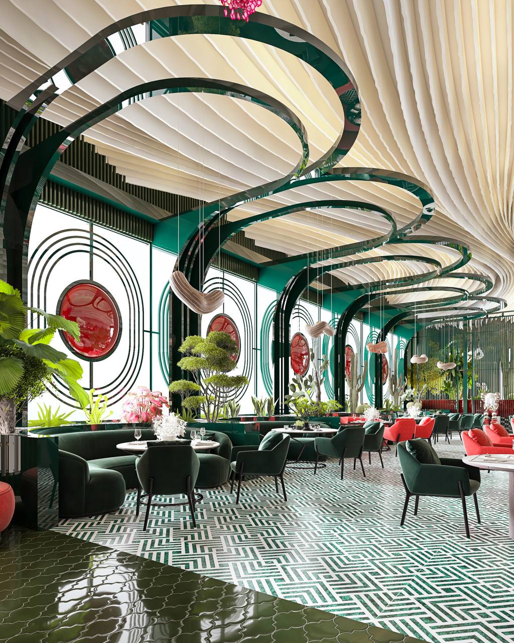 Babylon Bomonti dining room
